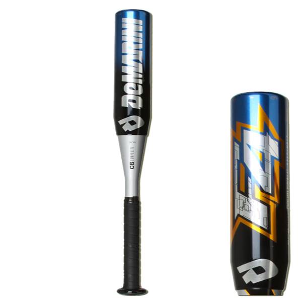 DeMarini F4 Slow Pitch Softball Bat: DXSF4 Blue: Image #325827