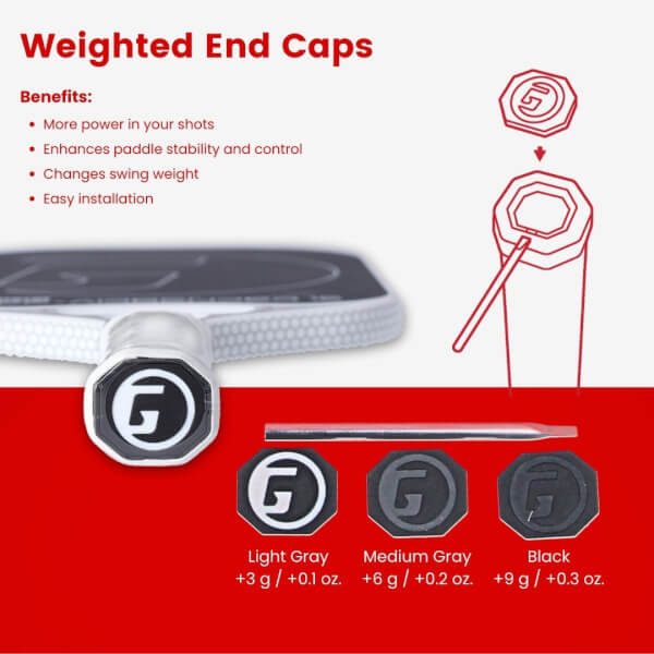 GAMMA RCF Obsidian 10 Carbon Fiber Pickleball Paddle: Image #441207