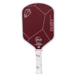 Six Zero Ruby 16mm Aramid Fiber Pickleball Paddle: Image #440552