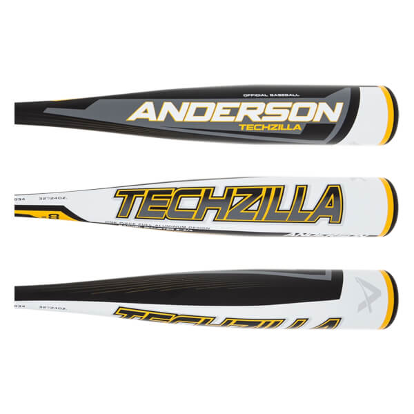 2021 Anderson Techzilla -8 USSSA Baseball Bat: YB21ZILLA8: Image #413170