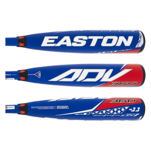 Batte Baseball Easton ADV 360 USA – 31" / 21 Oz (-10) – Composite, Jaune