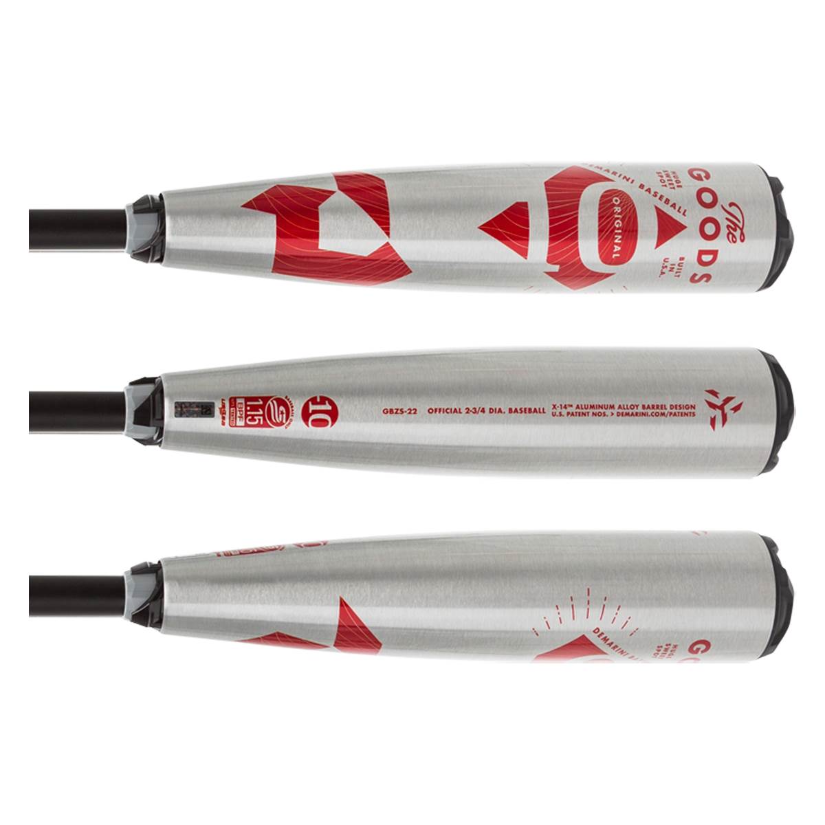 DeMarini The Goods -10 USSSA Baseball Bat: WTDXGBZ22: Image #411313