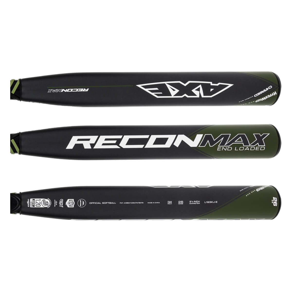 Axe Recon End Load Dual Stamp Slow Pitch Softball Bat (L193KJE