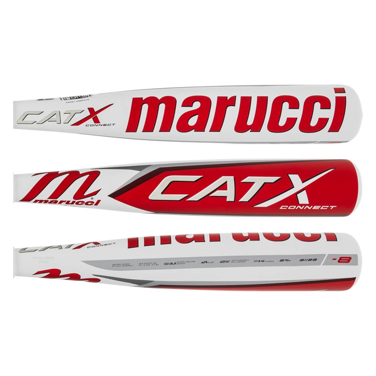 Batte De Baseball Marucci CatX Composite -8 USSSA 31 Pouces 23 Oz - Jeune, Multicolore