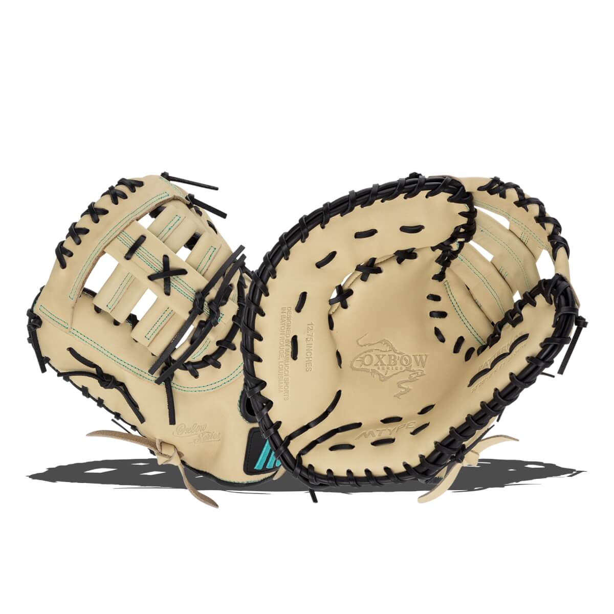 Marucci Oxbow 12.75" Baseball First Base Mitt: MFG3OX38S1-CM/BK: Image #445938