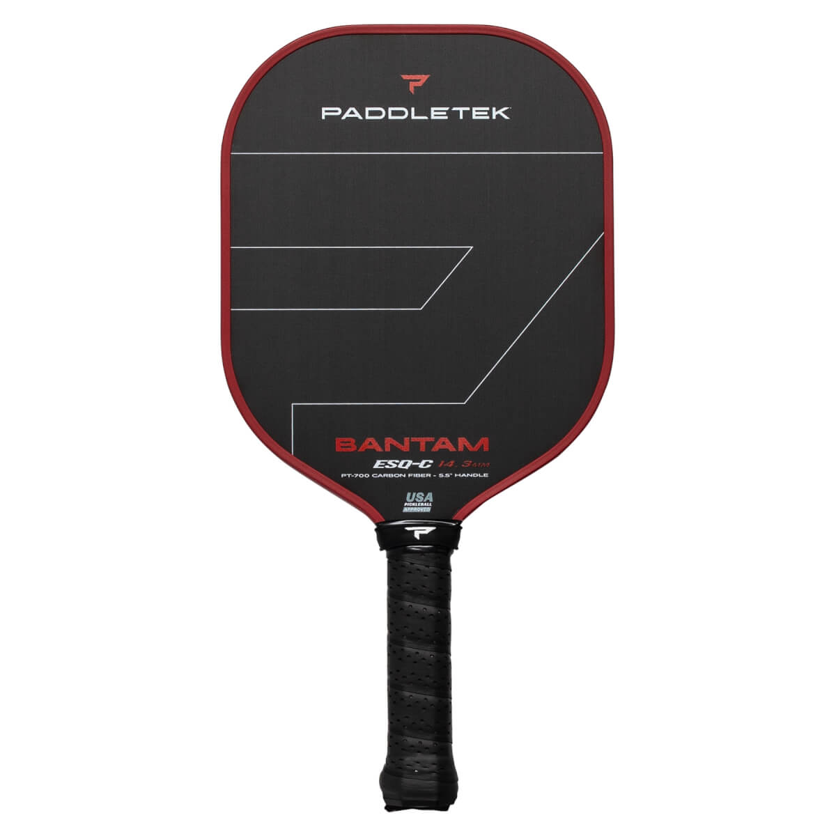 Paddletek Bantam ESQ-C 14.3mm Carbon Fiber Pickleball Paddle: Image #448956