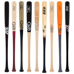 A selection of popular bats available in our Adult Wood 2-Pack Gold