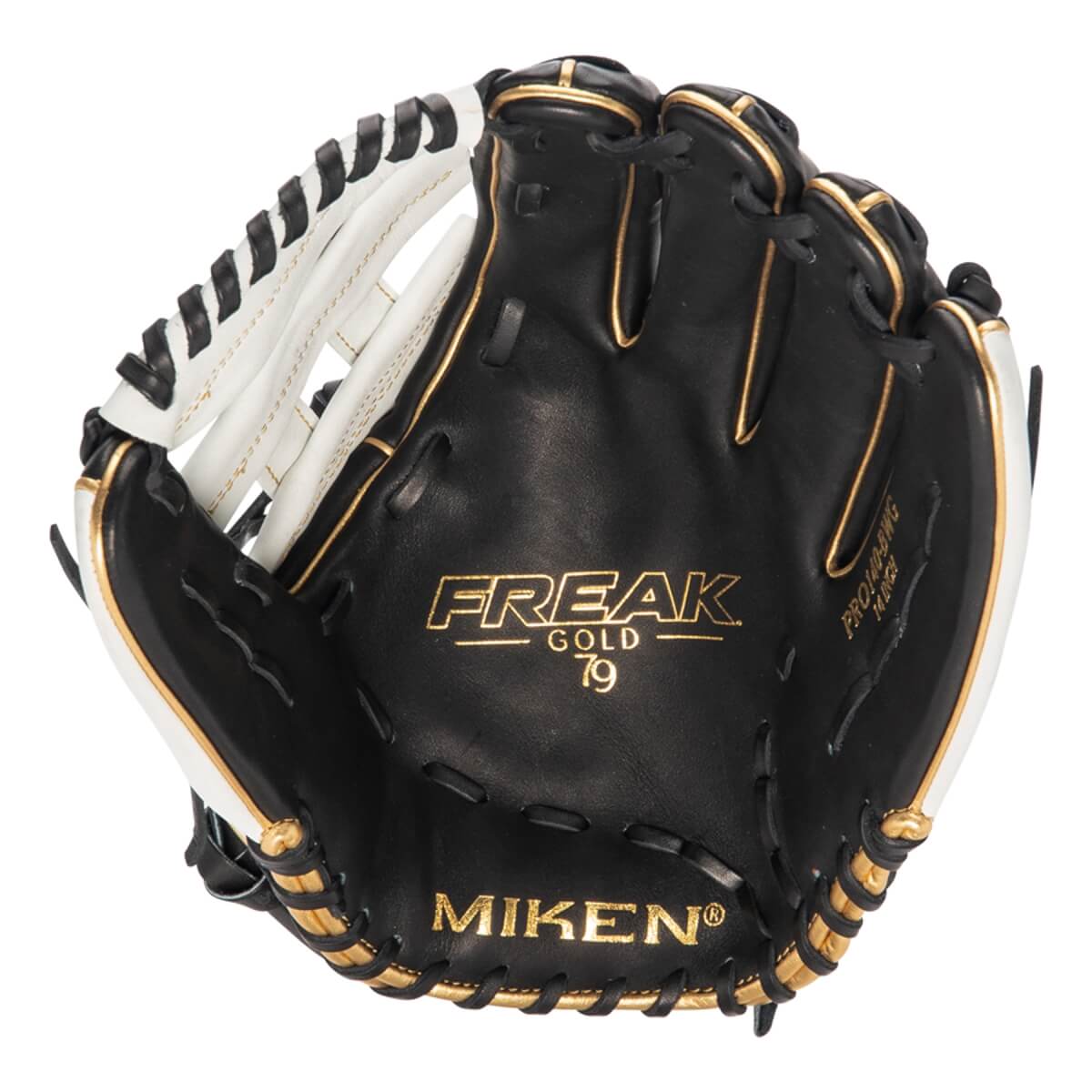 Miken Pro Series Freak Gold 14" Slow Pitch Softball Glove: PRO140-BWG: Image #421240