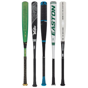 A selection of popular bats available in our BBCOR 2-Pack Silver.