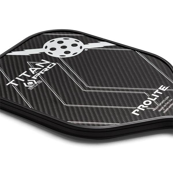 PROLITE Titan Pro Black Diamond Series Middleweight Carbon Fiber Pickleball Paddle: Image #405861