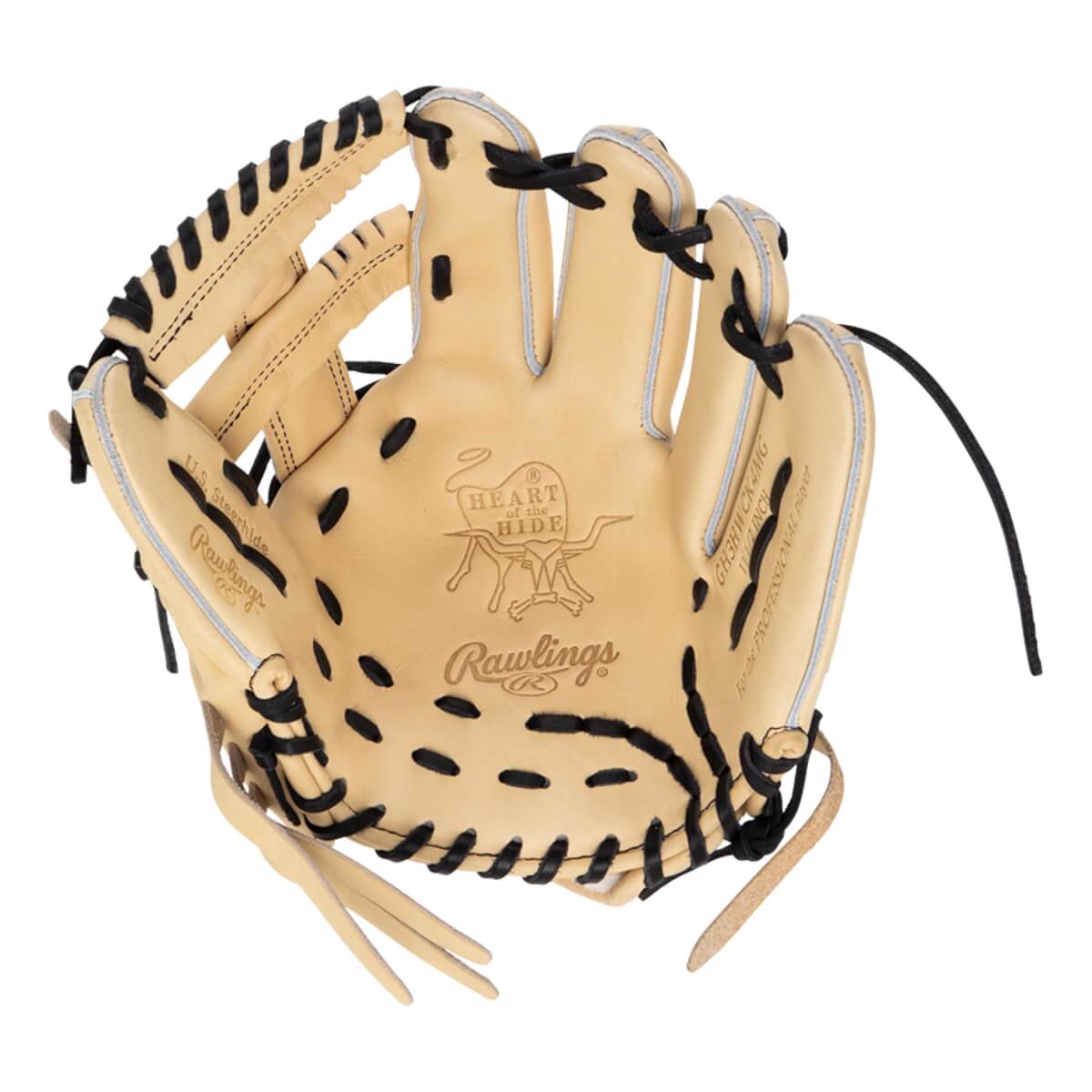 Rawlings Heart of the Hide Japan Series 11.5" Baseball Glove: GH3HWCK4MG-CAM: Image #453915