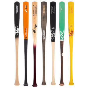 A selection of popular bats available in our Adult Wood 2-Pack Diamond.