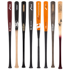 A selection of popular bats available in our Adult Wood 2-Pack Diamond.