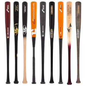 A selection of popular bats available in our Adult Wood 2-Pack Diamond.