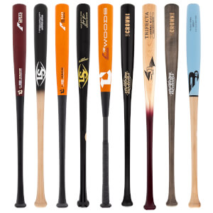 A selection of popular bats available in our Adult Wood 2-Pack Diamond.