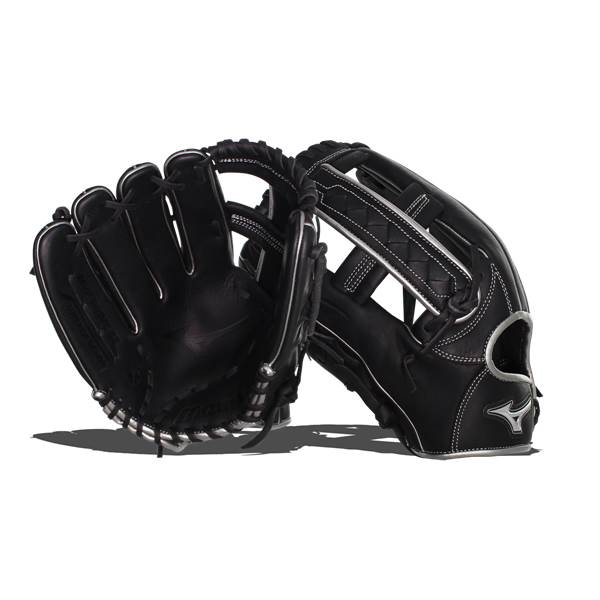 Mizuno MVP Prime SE 12.50'' Slow Pitch Softball Glove: GMVP1250PSES8 Black/Silver: Image #379573