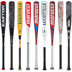 A selection of popular bats available in our USSSA Baseball 2-Pack Silver.