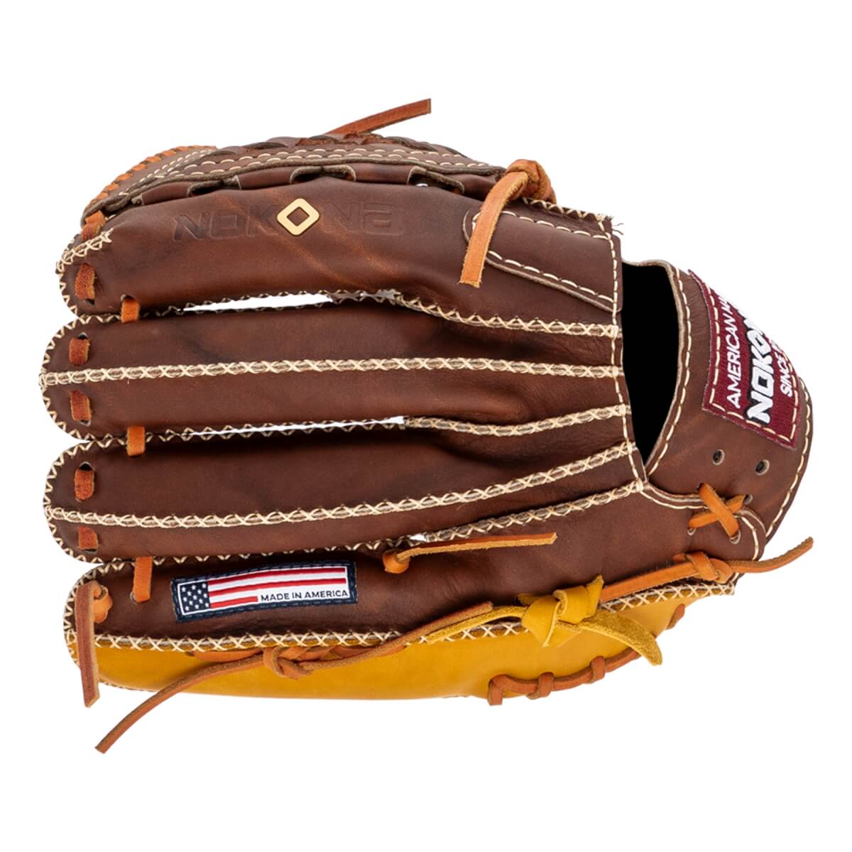 Nokona EdgeX Gold Rush 12" Baseball Glove: EDGEXGR1200C: Image #441616