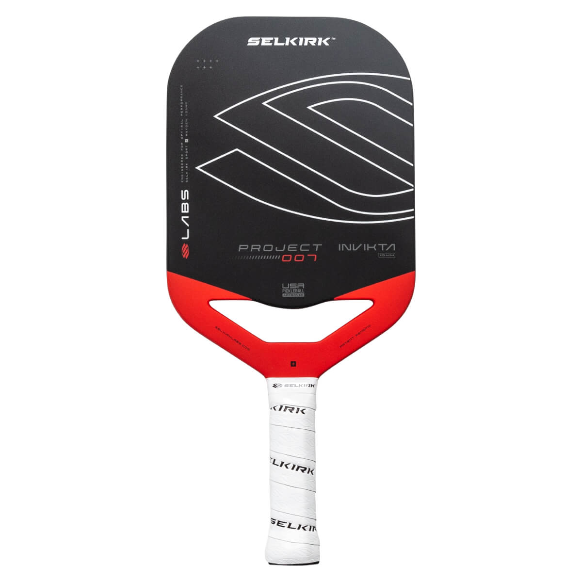 Selkirk LABS 007 Invikta 10mm InfiniGrit Carbon Fiber Pickleball Paddle: Image #450102
