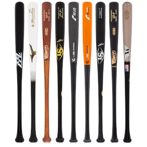 A selection of popular bats available in our Adult Wood 3-Pack Platinum.