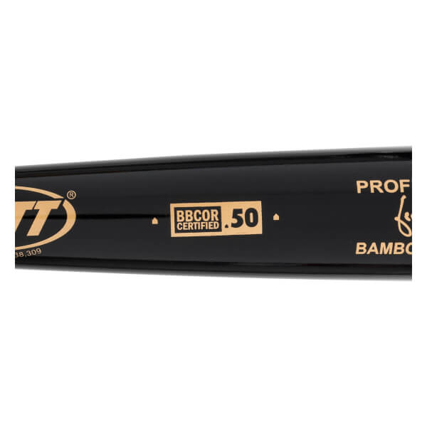 Brett Bamboo Dragon Wood Baseball Bat: BBBD Natural/Black Adult