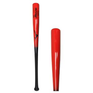 Mizuno Classic Bamboo Wood Baseball Bat: MZB110 Black/Red Adult