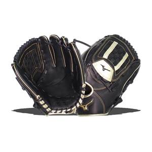 Mizuno MVP Prime SE 12'' Baseball Glove: GMVP1200PSE8 Black/Gold: Image #380242