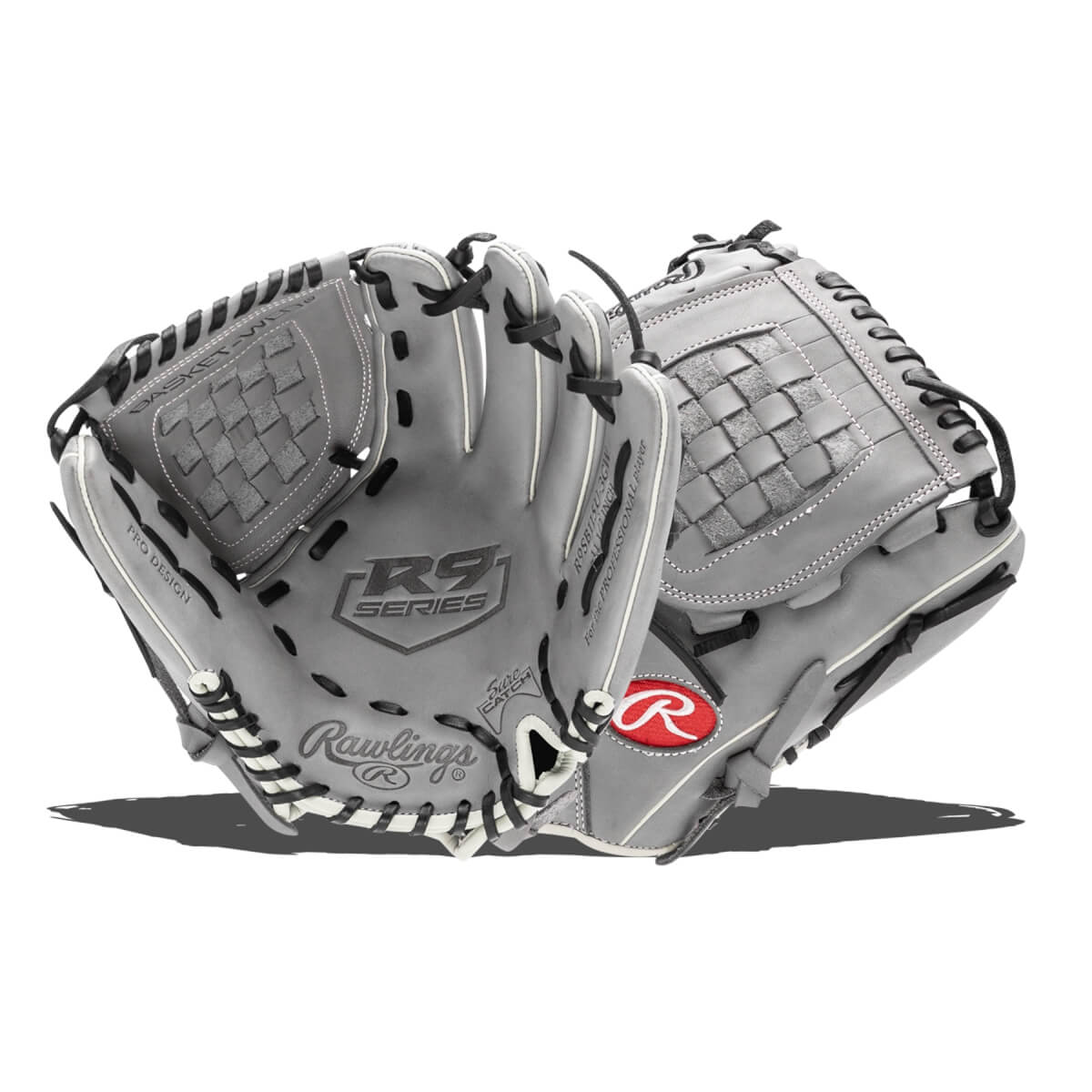 Rawlings R9 ContoUR 11.5" Fastpitch Softball Glove: R9SB115U-3GW: Image #453882