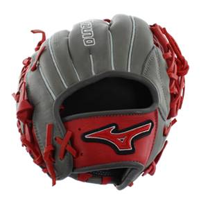 Mizuno MVP Prime SE Baseball Glove: GMVP1154PSE4- Smoke/Red: Image #308960