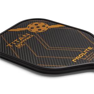 PROLITE Titan Pro Black Diamond Series Middleweight Carbon Fiber Pickleball Paddle: Image #405860