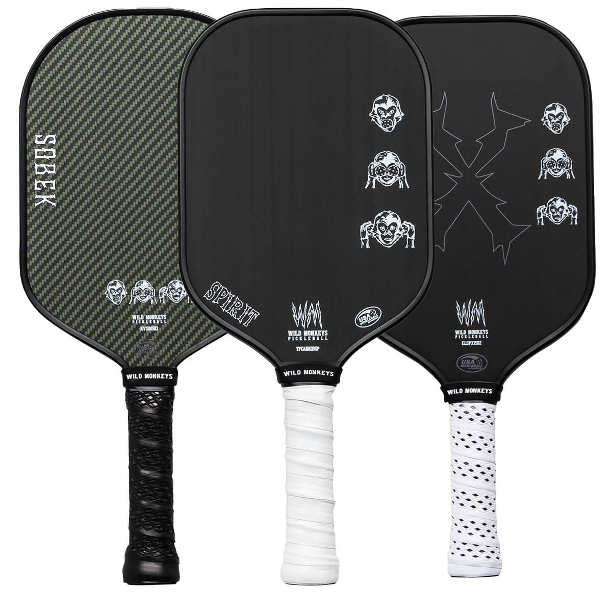 BOGO - Wild Monkeys SpiritX/Spirit/Sobek Pickleball Paddles