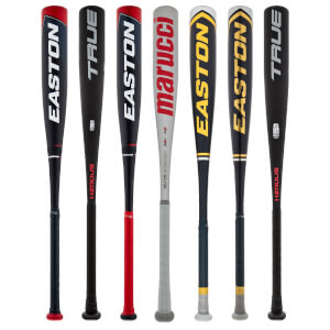 A selection of popular bats available in our USSSA Baseball Blowout 2-Pack.