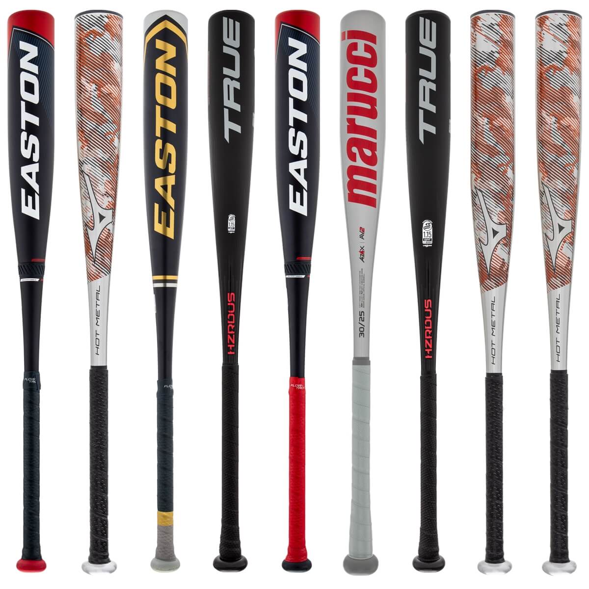 A selection of popular bats available in our USSSA Baseball Blowout 2-Pack.