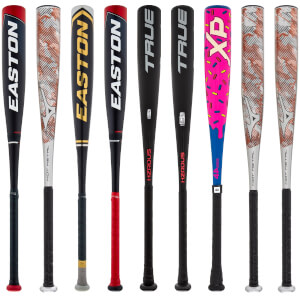 A selection of popular bats available in our USSSA Baseball Blowout 2-Pack.