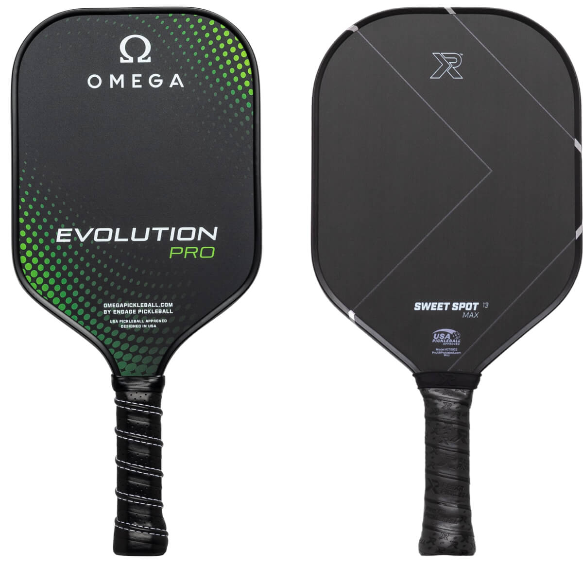 A selection of popular paddles available in our Pick Your Pack 2-Pack Dink