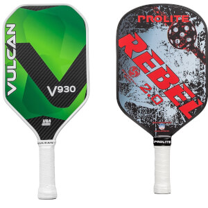 A selection of popular paddles available in our Pick Your Pack 2-Pack Dink