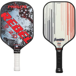A selection of popular paddles available in our Pick Your Pack 2-Pack Dink