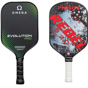 A selection of popular paddles available in our Pick Your Pack 2-Pack Dink