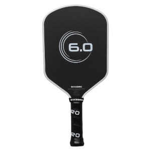 Six Zero Infinity Edgeless Double Black Diamond Control 16mm Carbon Fiber Pickleball Paddle: Image #440577