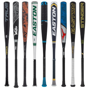 A selection of popular bats available in our BBCOR Blowout 2-Pack.