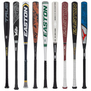 A selection of popular bats available in our BBCOR Blowout 2-Pack.