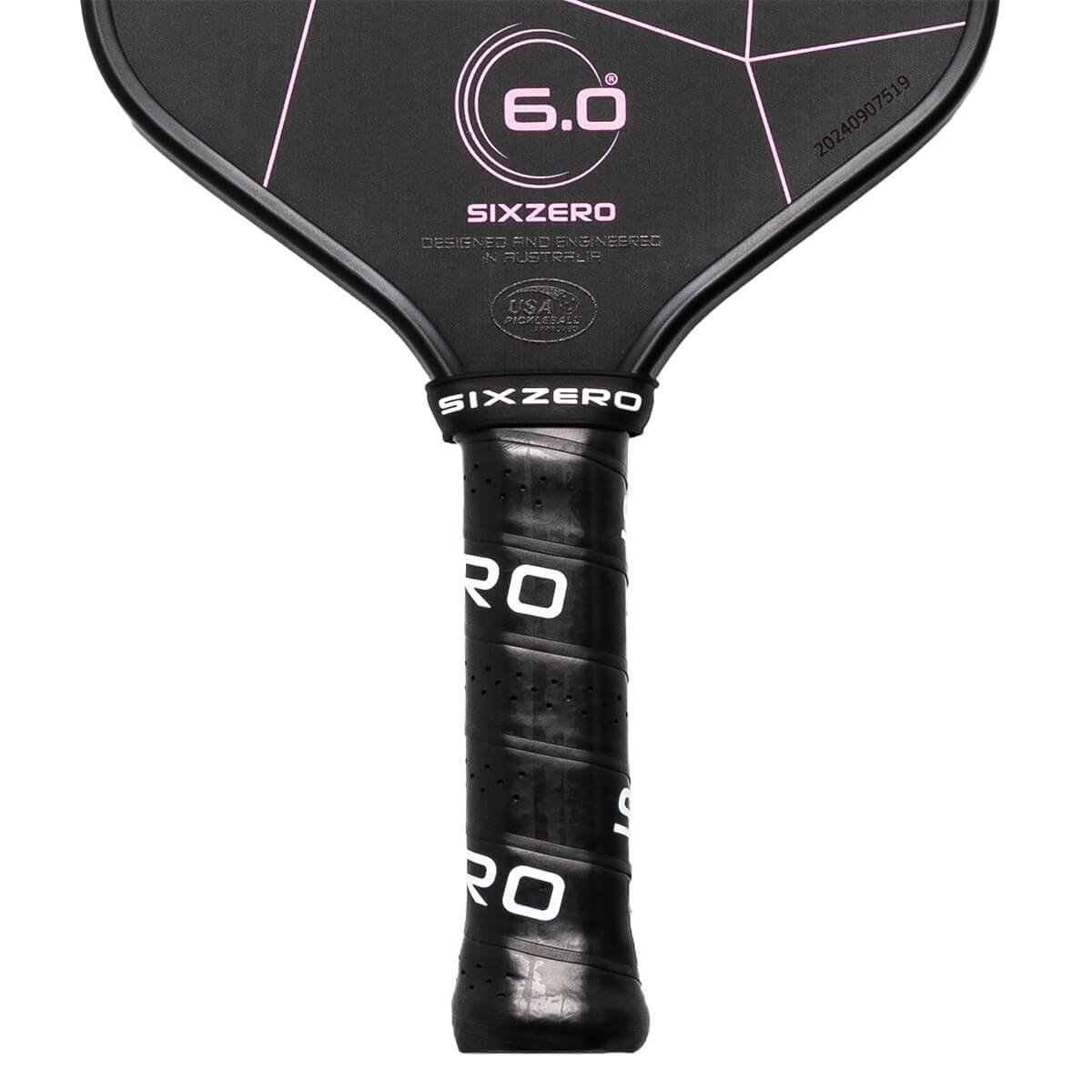 Six Zero Double Black Diamond Control 16mm Carbon Fiber Pickleball Paddle: Image #457818