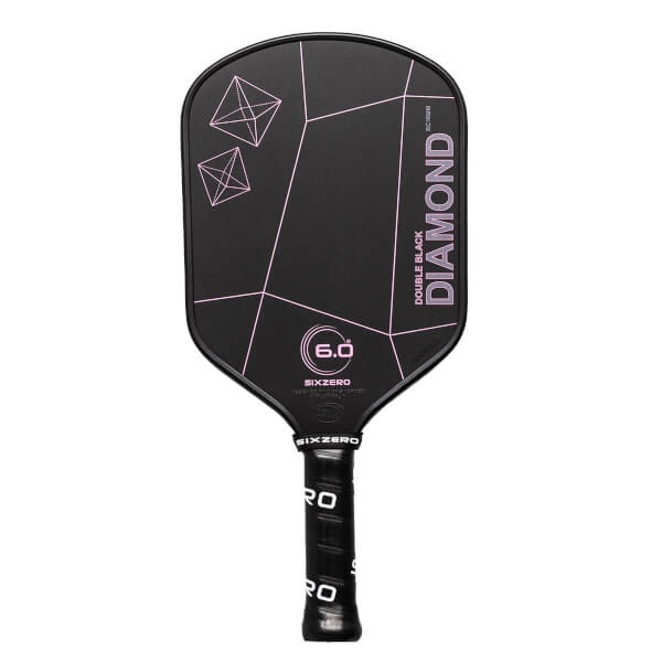 Six Zero Double Black Diamond Control 16mm Carbon Fiber Pickleball Paddle: Image #464365