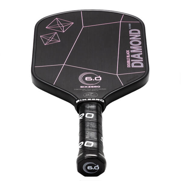 Six Zero Double Black Diamond Control 16mm Carbon Fiber Pickleball Paddle: Image #457820