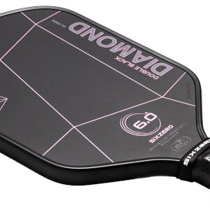Six Zero Double Black Diamond Control 16mm Carbon Fiber Pickleball Paddle: Image #457821