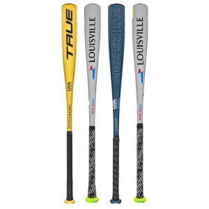 A selection of popular bats available in our USA Blowout 2-Pack.