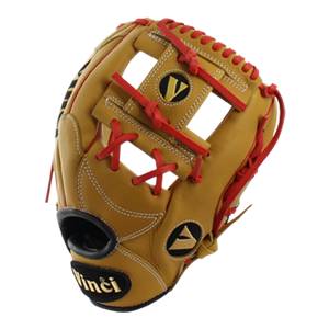 Vinci JBG EXCLUSIVE Baseball Glove Tan/Red with FREE GIFT: JV21: Image #309733