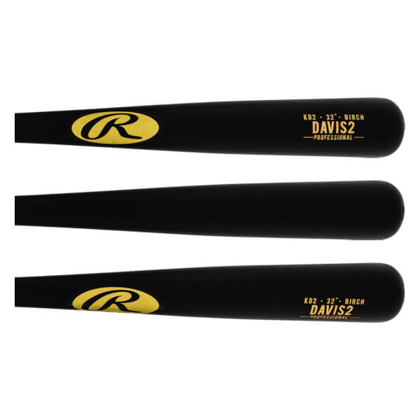 Rawlings Pro Label Khris Davis Birch Wood Baseball Bat (KD2PL