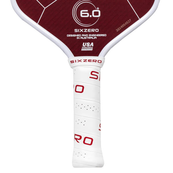 Six Zero Ruby 14mm Aramid Fiber Pickleball Paddle: Image #444218