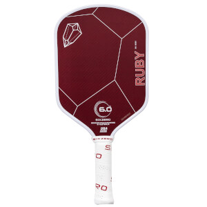 Six Zero Ruby 14mm Aramid Fiber Pickleball Paddle: Image #444217